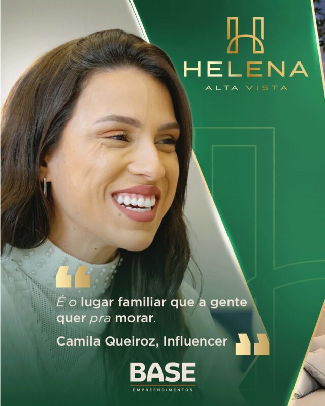 Quando falamos sobre um empreendimento, nada tem mais valor do que a opinião de quem conhece o projeto de perto.

Para a Camila, o Helena Alta Vista é exatamente aquilo que uma família procura: conforto, segurança e qualidade de vida em uma localização privilegiada.

O Helena foi pensado para criar experiências, conexões e momentos que fazem a diferença todos os dias. 💚

📲 Conheça o empreendimento que está elevando o padrão de morar bem em Pará de Minas.

#HelenaAltaVista #BaseEmpreendimentos #ParáDeMinas #MorarBem #QualidadeDeVida #AltoPadrão #Família #InvestimentoImobiliário