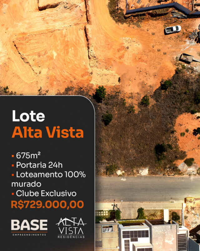 Projetos extraordinários começam por uma excelente escolha.

Com 675m², este lote oferece espaço de sobra para criar uma residência ampla, sofisticada e integrada à natureza, dentro de um dos empreendimentos mais valorizados de Pará de Minas.

Seu próximo investimento pode começar aqui.

#AltaVistaResidências #BaseEmpreendimentos #Terreno #CasaDosSonhos #ParáDeMinas #AltoPadrão #MercadoImobiliário #Investimento